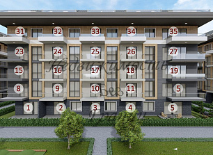 Апартаменты в Алании, Турция, 90 м2