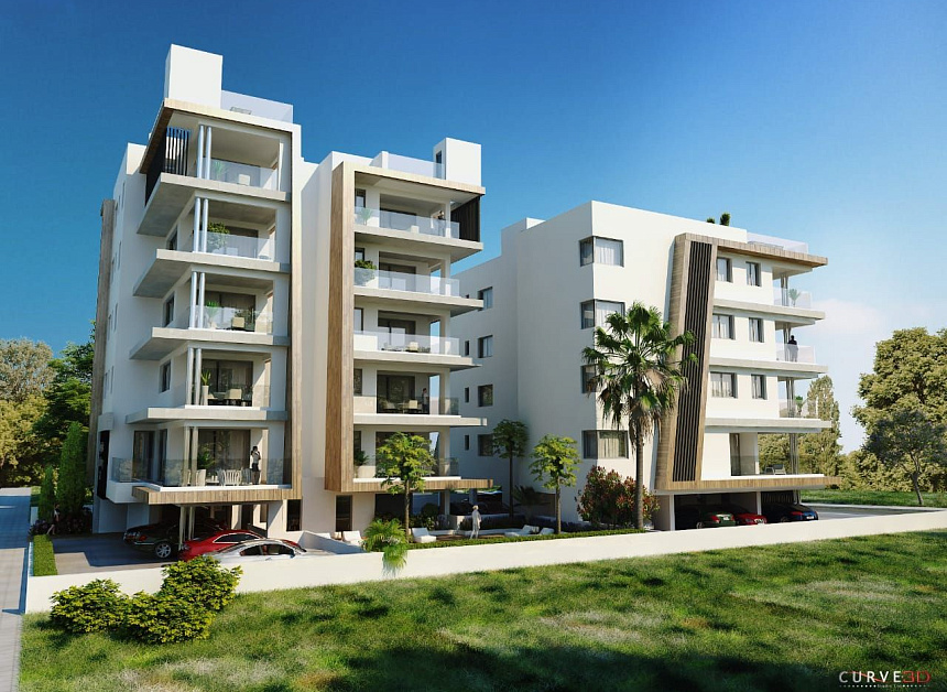 Апартаменты в Ларнаке, Кипр, 58 м2