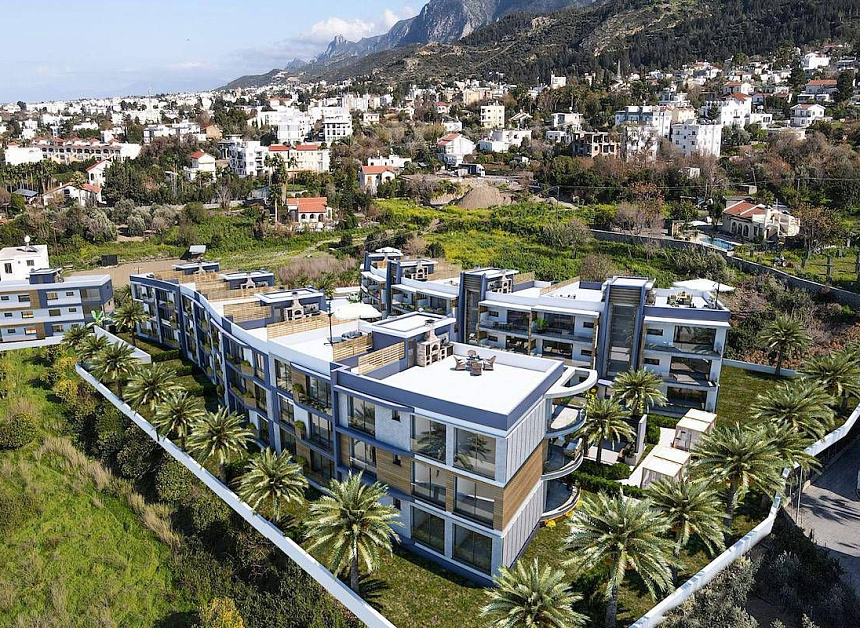 Апартаменты в Кирении, Кипр, 119 м2