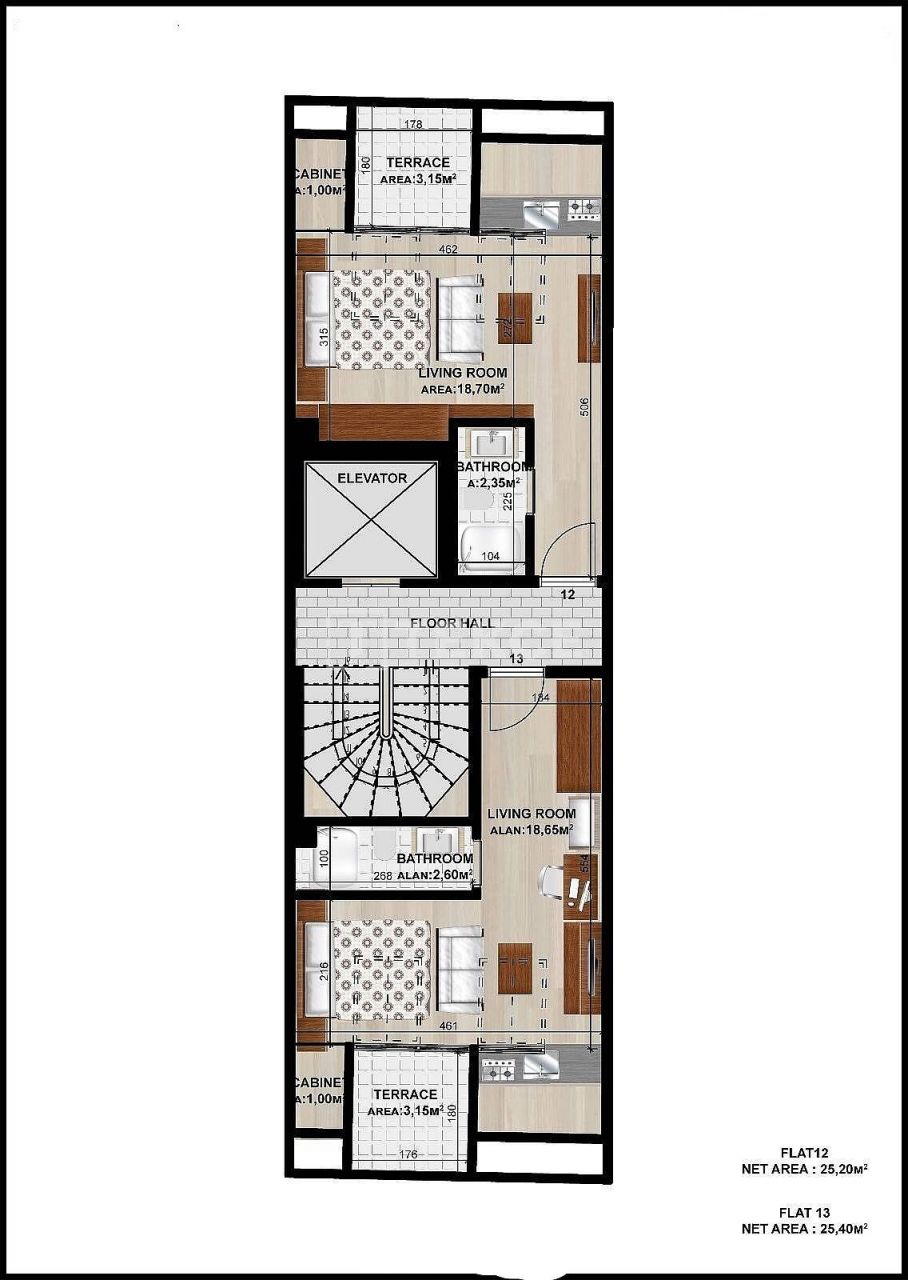 Пентхаус в Стамбуле, Турция, 113 м2 фото 3