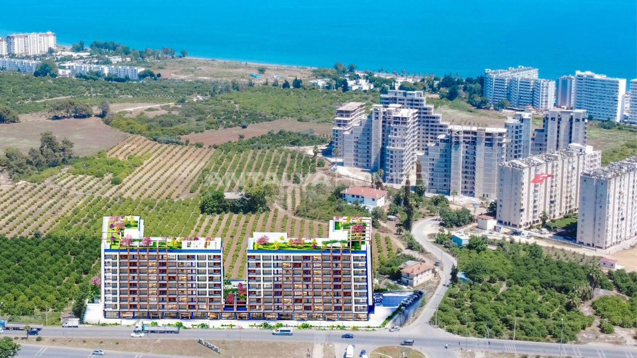 Апартаменты Эрдемли, Турция, 39 м2 фото 1