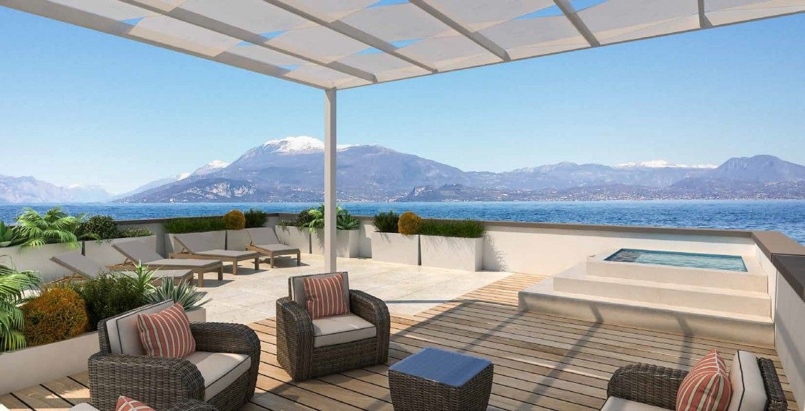 Апартаменты у озера Гарда, Италия, 140 м2 фото 1