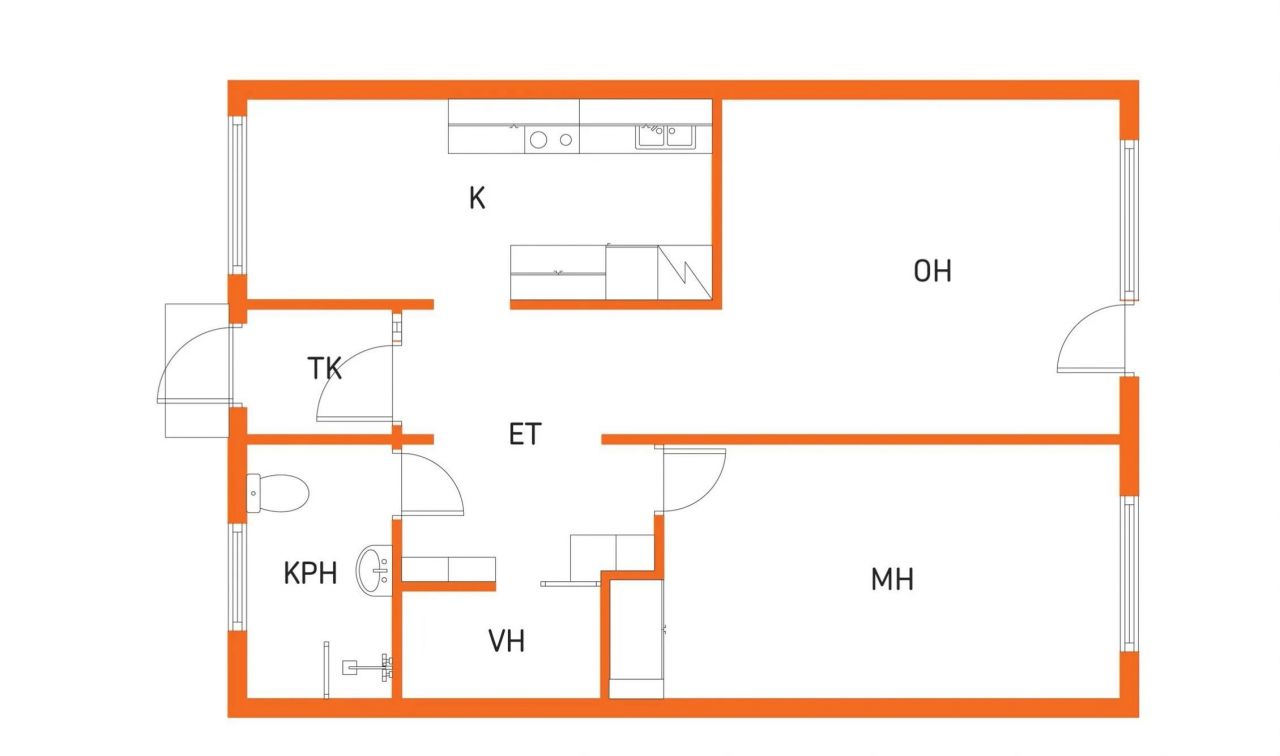 Таунхаус в Мянття, Финляндия, 64 м2 фото 2