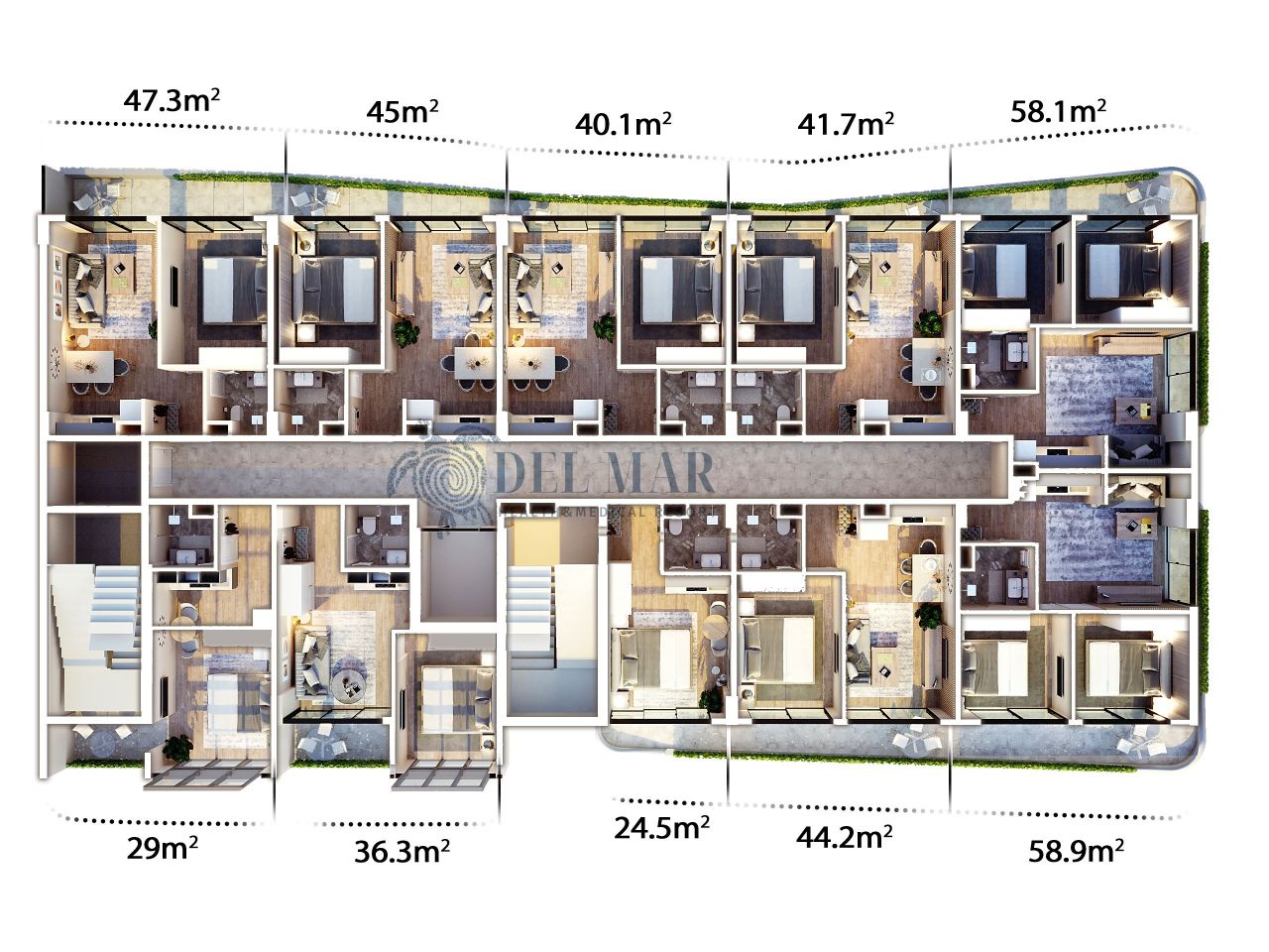 Апартаменты в Батуми, Грузия, 47.3 м2 фото 4