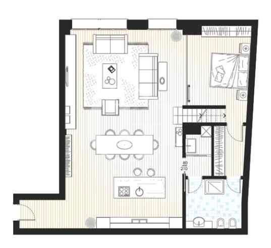 Пентхаус у озера Гарда, Италия, 113 м2 фото 2