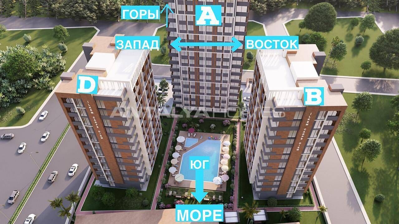 Апартаменты Эрдемли, Турция, 63 м2 фото 5