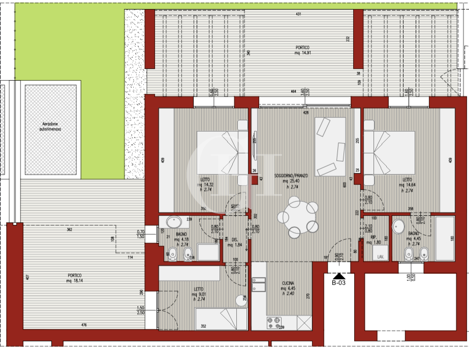 Апартаменты у озера Гарда, Италия, 110 м2 фото 2