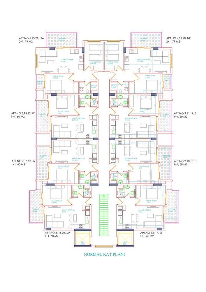 Квартира в Алании, Турция, 53 м2 фото 5