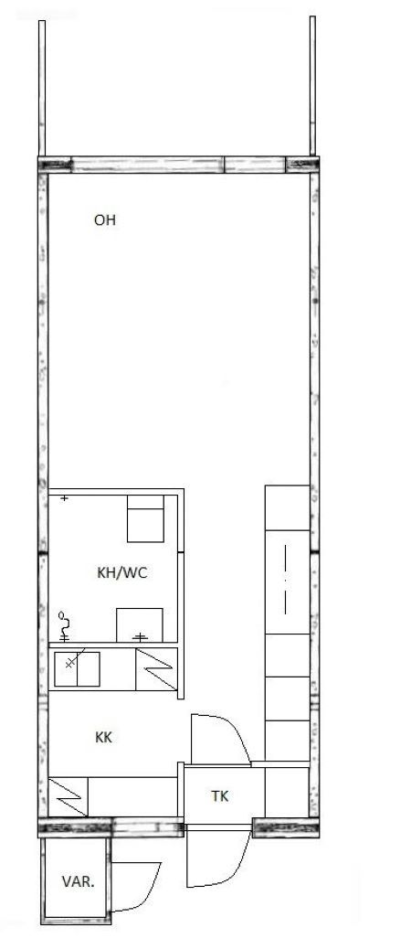 Таунхаус в Иисалми, Финляндия, 33 м2 фото 2