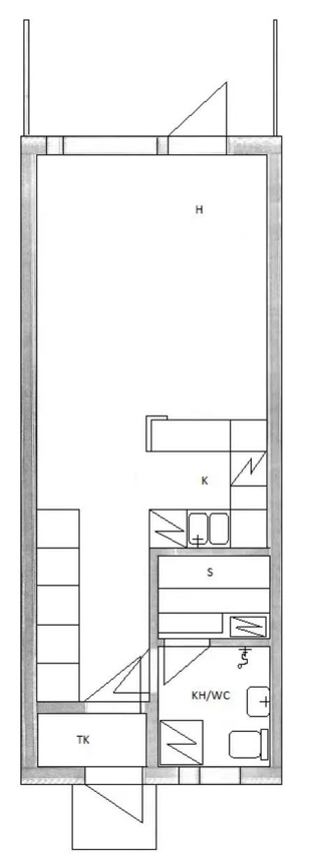 Таунхаус в Иисалми, Финляндия, 34.5 м2 фото 2