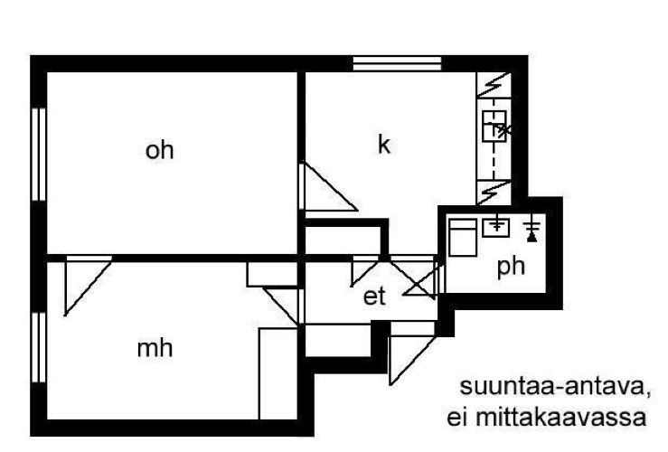 Квартира в Сийлинъярви, Финляндия, 51 м2 фото 2