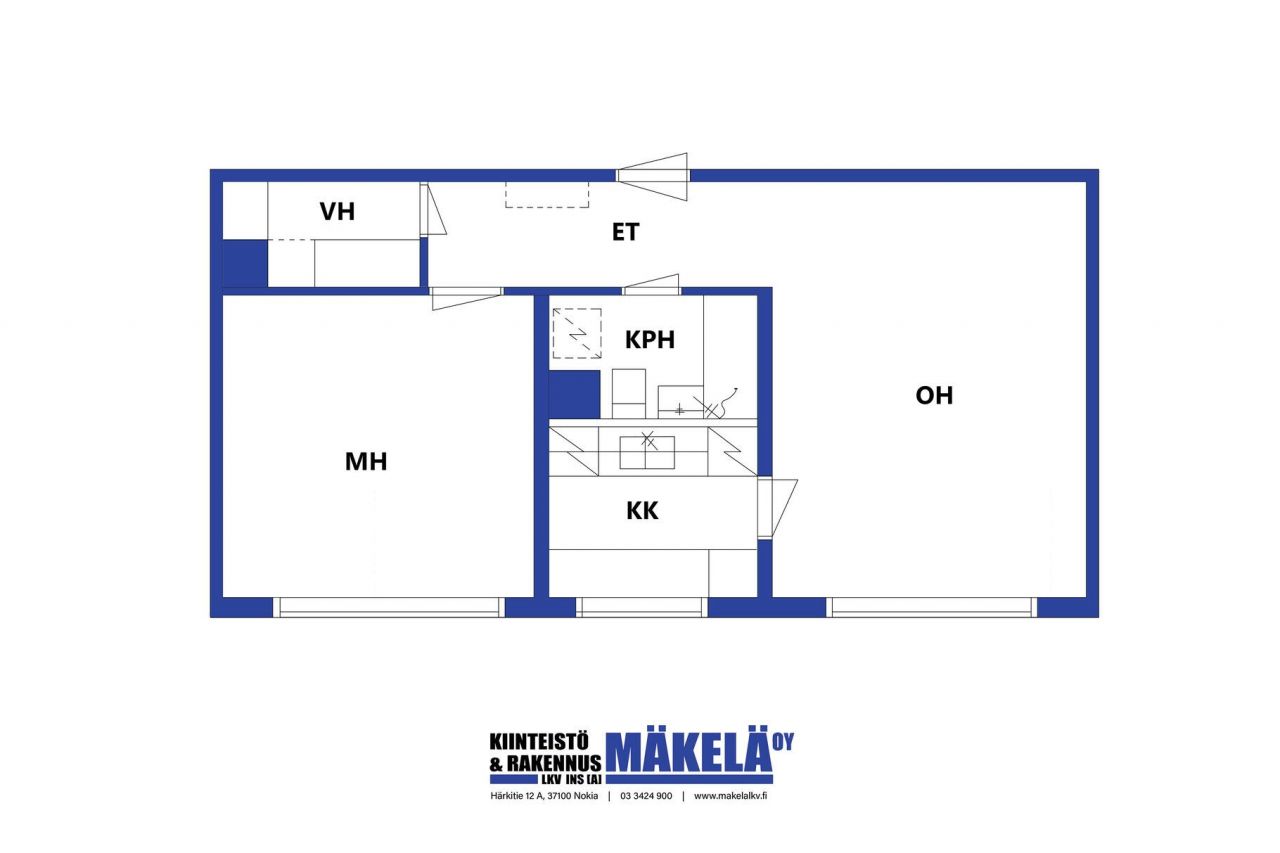 Квартира в Нокиа, Финляндия, 53.5 м2 фото 3