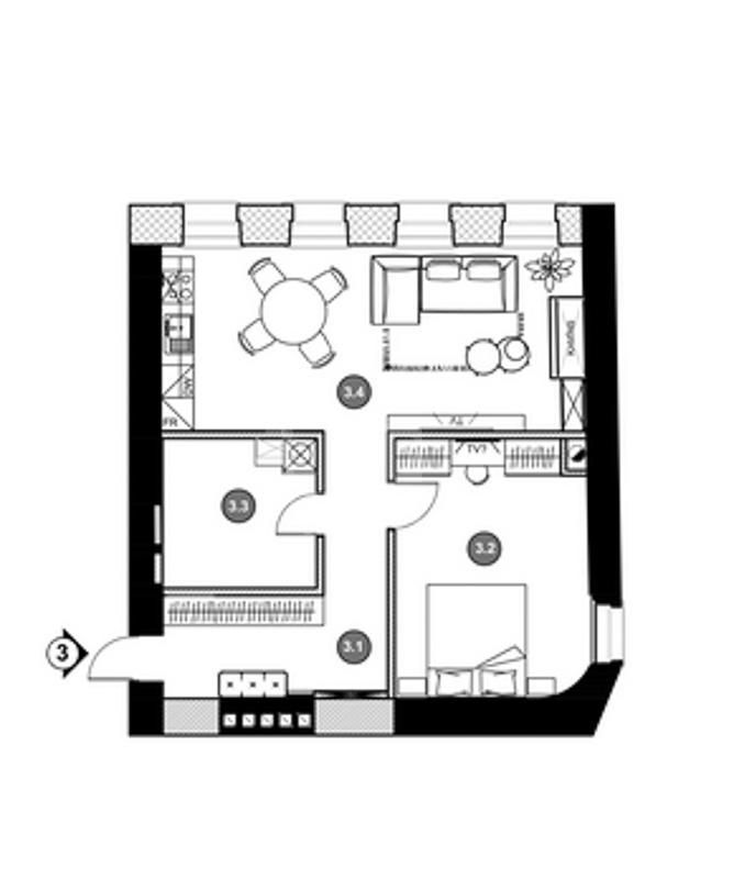 Квартира в Риге, Латвия, 61 м2 фото 5