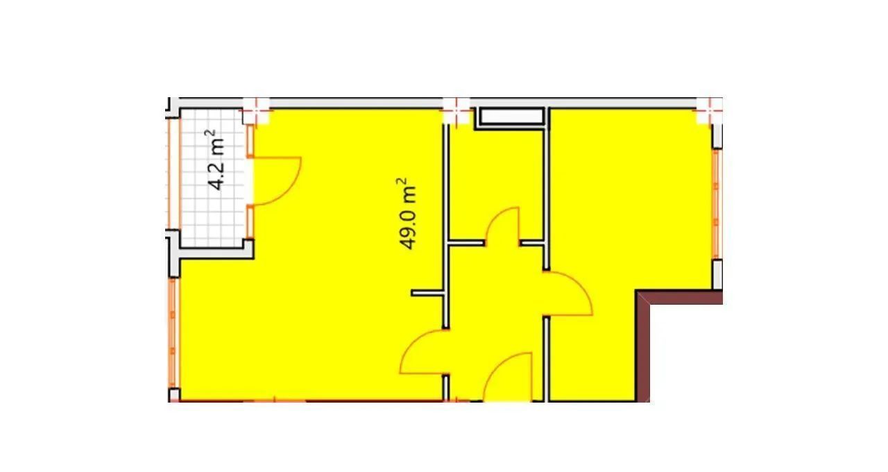 Апартаменты в Батуми, Грузия, 53.2 м2 фото 2