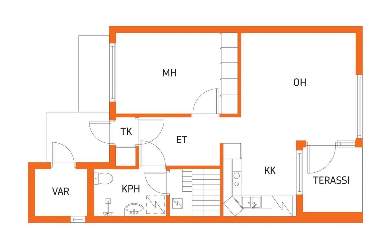 Таунхаус в Иисалми, Финляндия, 41.5 м2 фото 3