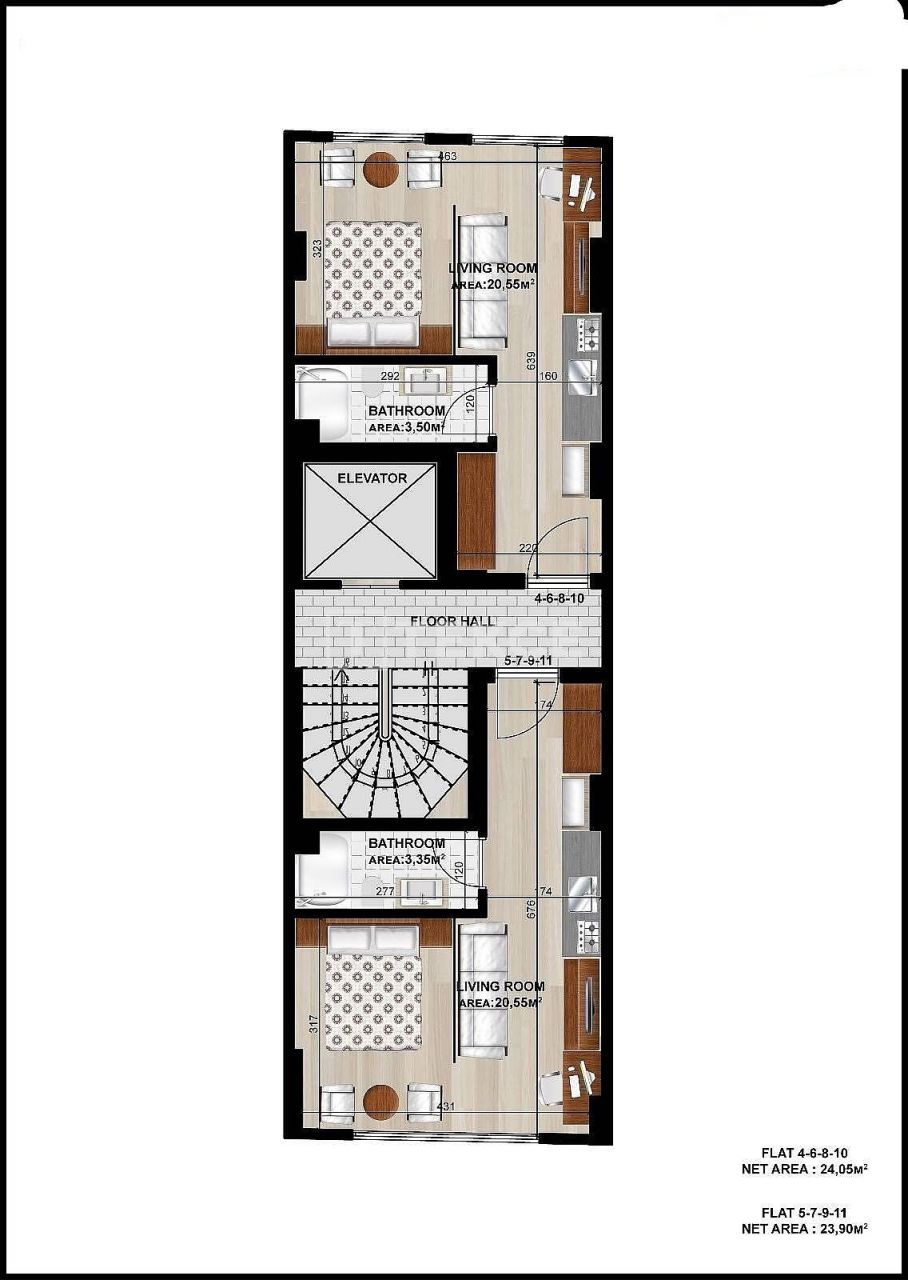 Пентхаус в Стамбуле, Турция, 113 м2 фото 4