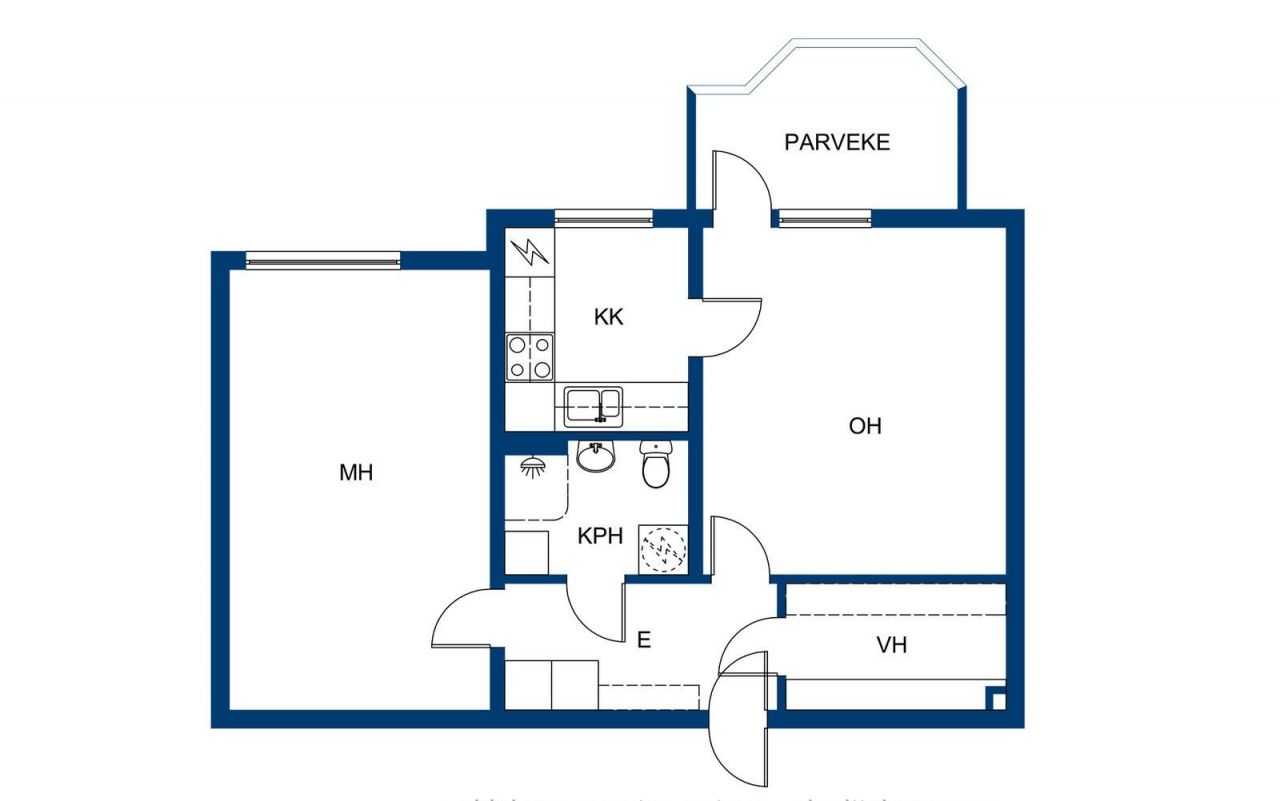 Квартира в Юва, Финляндия, 50 м2 фото 3