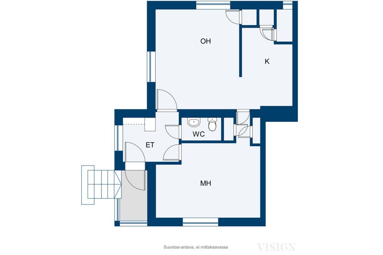 Квартира в Иматре, Финляндия, 51 м2 фото 2