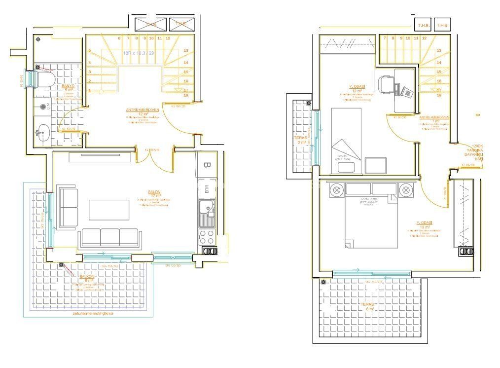 Апартаменты в Алании, Турция, 54 м2 фото 5