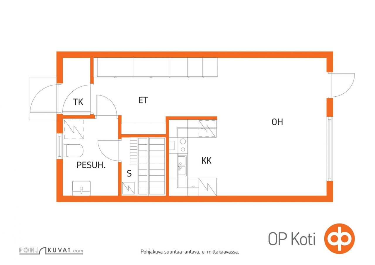 Таунхаус в Оулу, Финляндия, 39 м2 фото 2