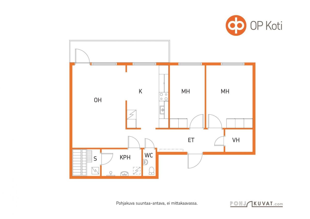 Квартира в Варкаусе, Финляндия, 72 м2 фото 2