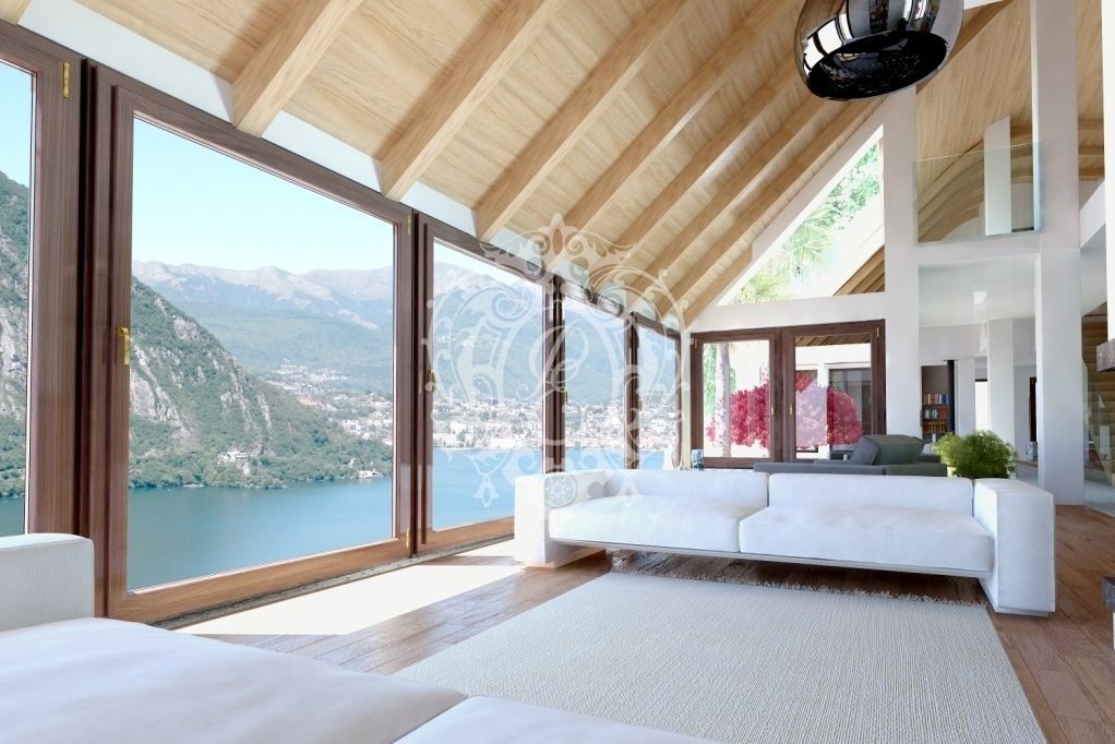 Вилла в Кампионе-д'Италия, Италия, 820 м2 фото 1