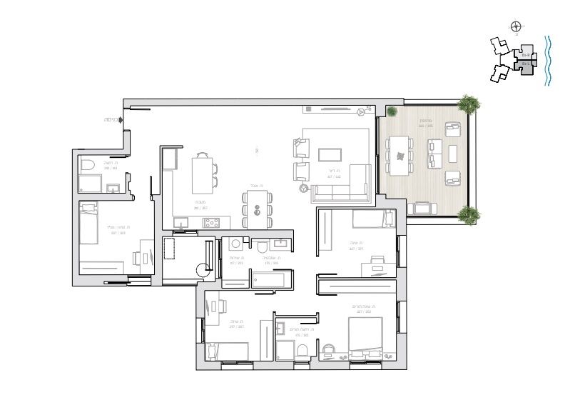 Квартира в Нетании, Израиль, 153 м2 фото 4