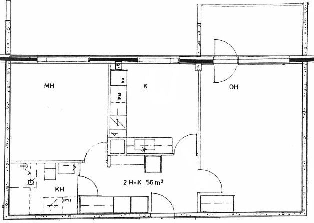 Квартира в Иисалми, Финляндия, 56 м2 фото 2