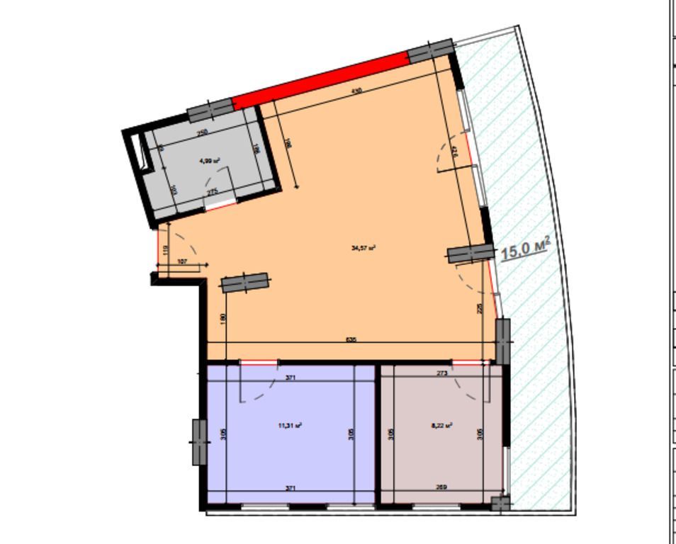 Квартира в Батуми, Грузия, 59 м2 фото 2