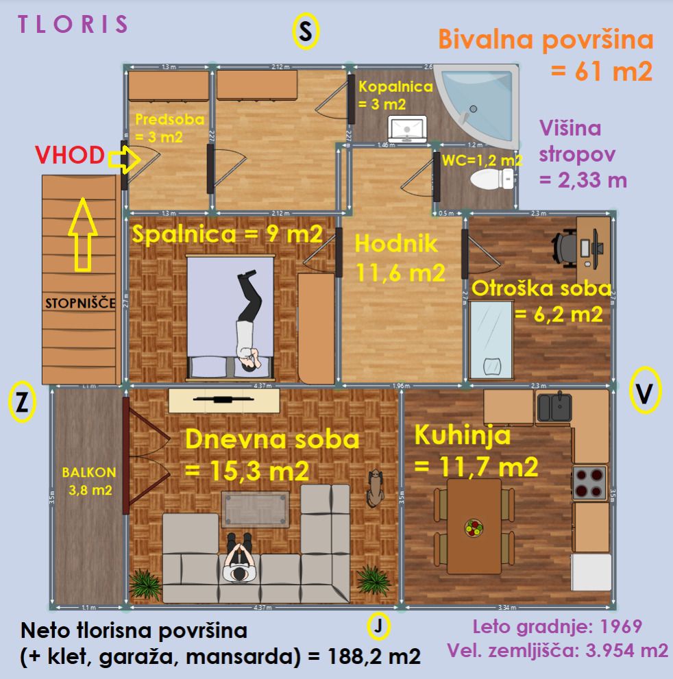 Дом в Шмарье-при-Елшах, Словения, 188.2 м2 фото 3