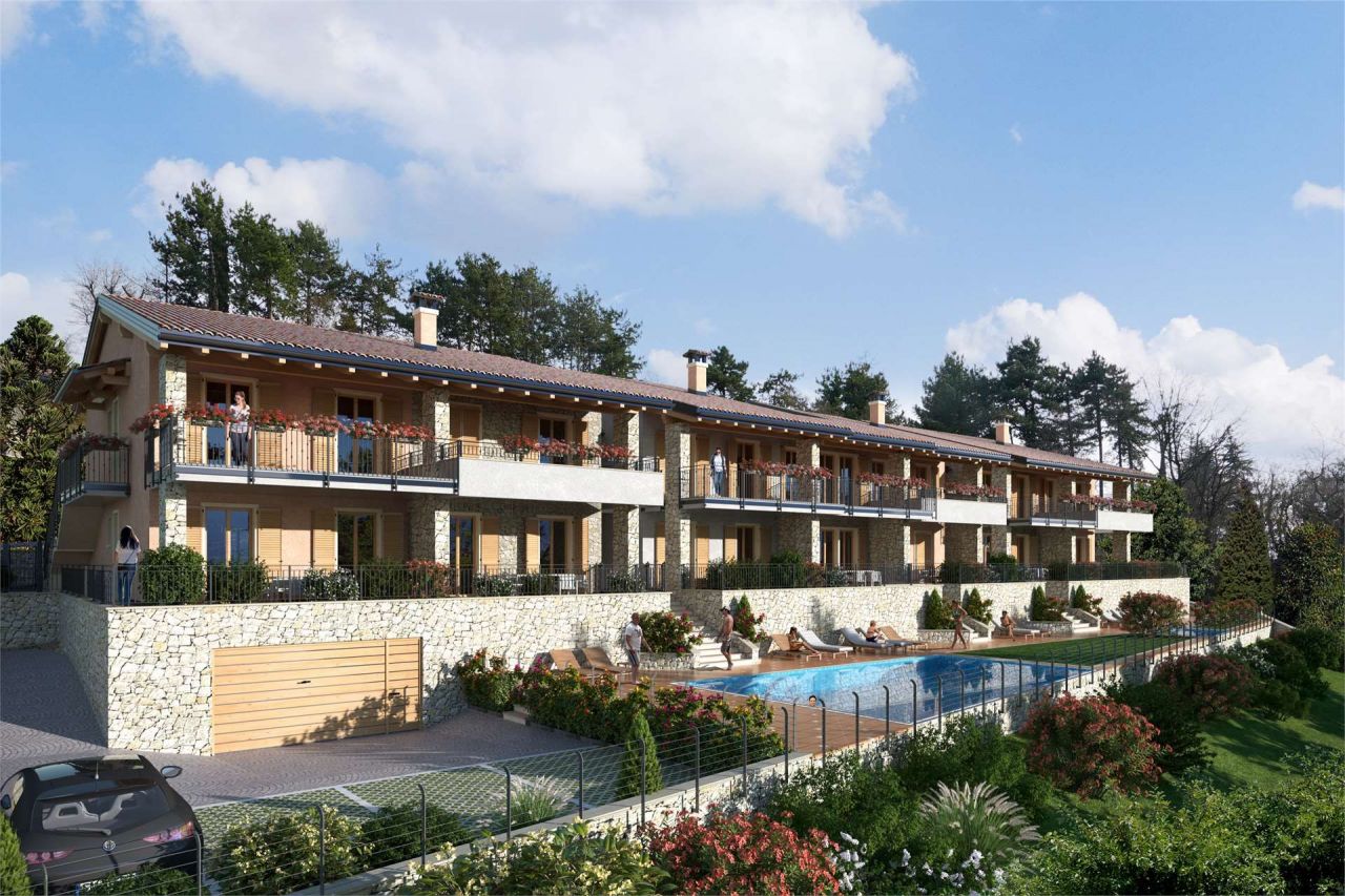 Квартира у озера Гарда, Италия, 96 м2 фото 2
