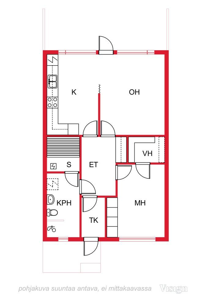 Таунхаус в Васа, Финляндия, 65 м2 фото 2