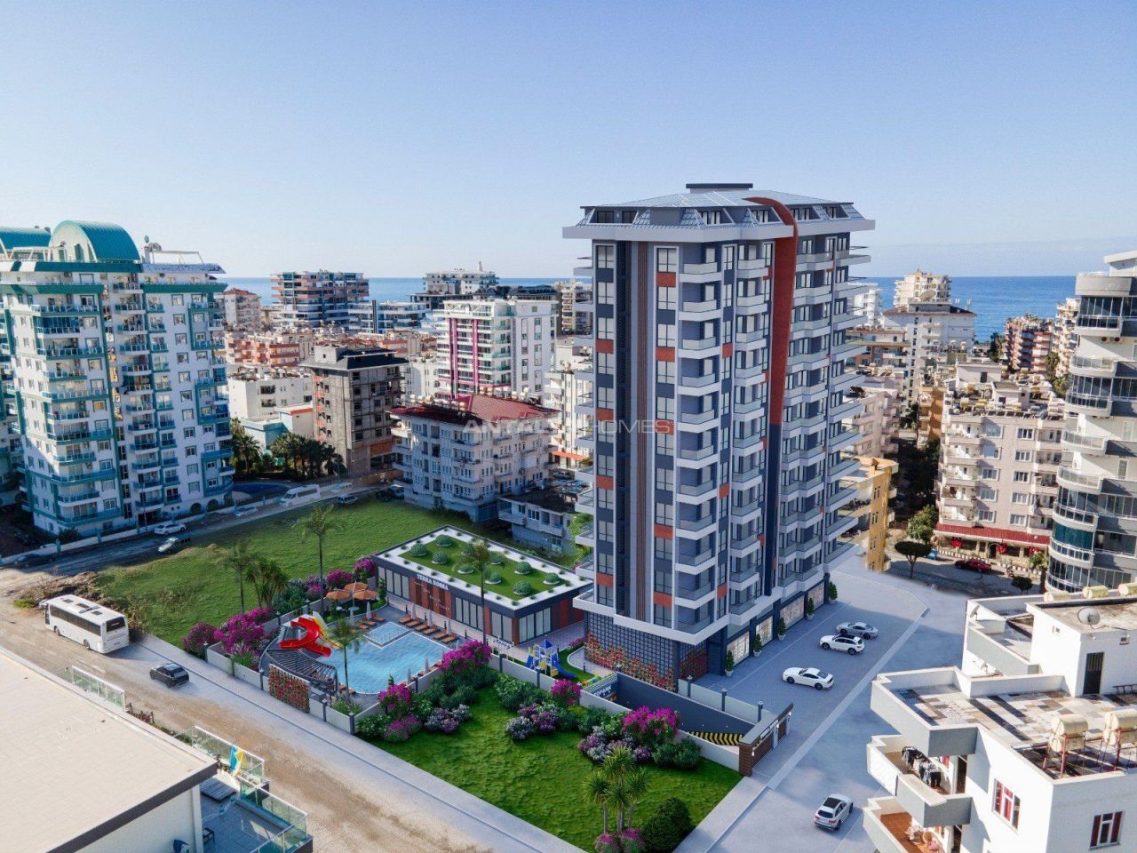 Апартаменты в Алании, Турция, 45 м2 фото 1