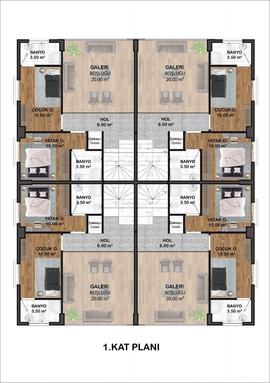 Вилла в Анталии, Турция, 200 м2 фото 3