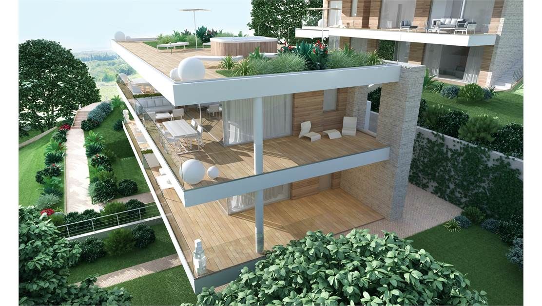 Пентхаус у озера Гарда, Италия, 260 м2 фото 4