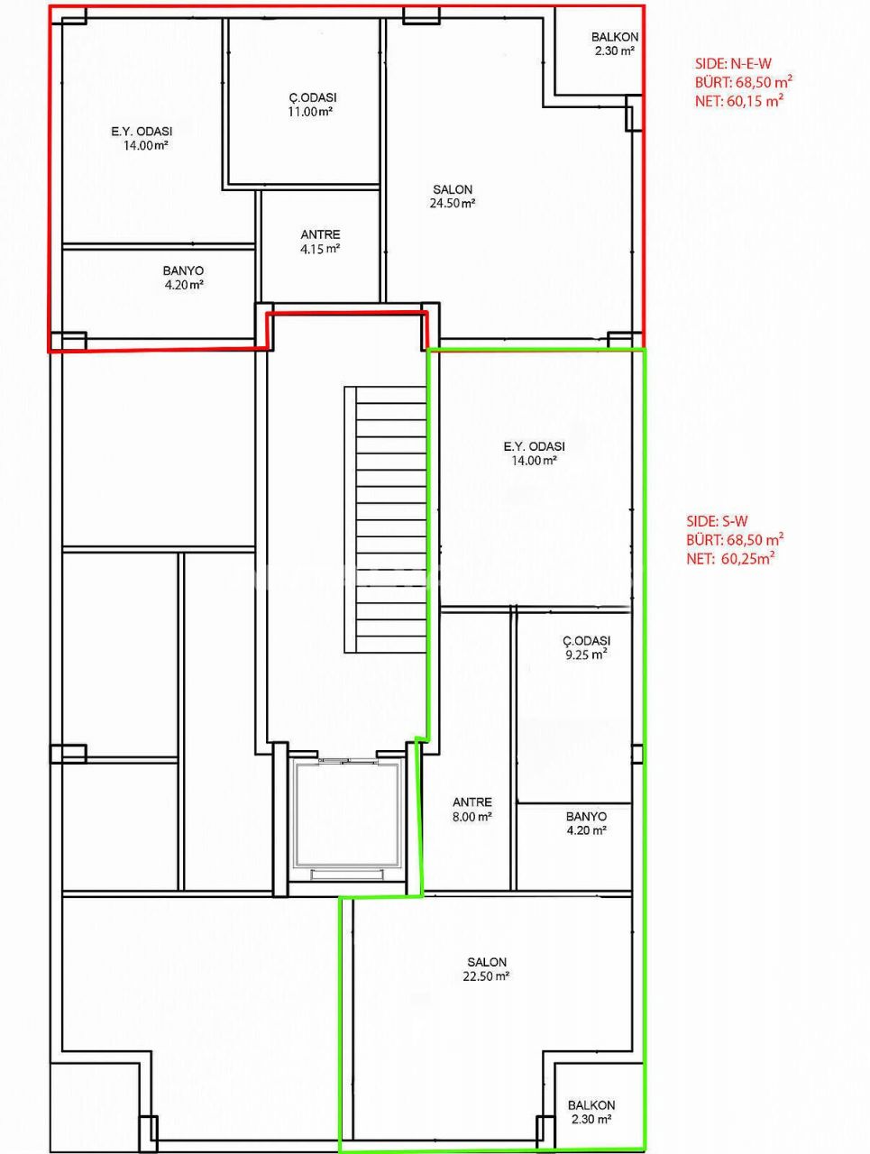 Апартаменты в Анталии, Турция, 100 м2 фото 4