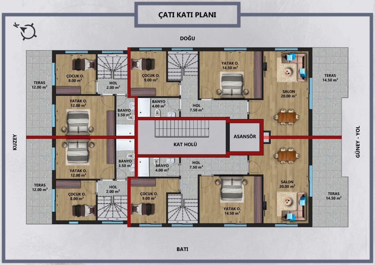 Квартира в Анталии, Турция, 170 м2 фото 4