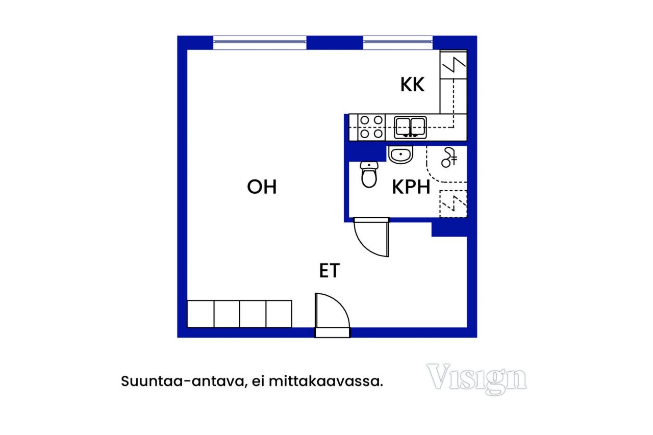 Квартира в Хейнола, Финляндия, 34 м2 фото 2