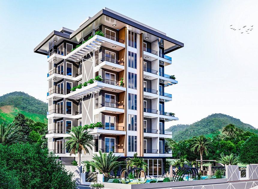 Квартира в Алании, Турция, 49 м2