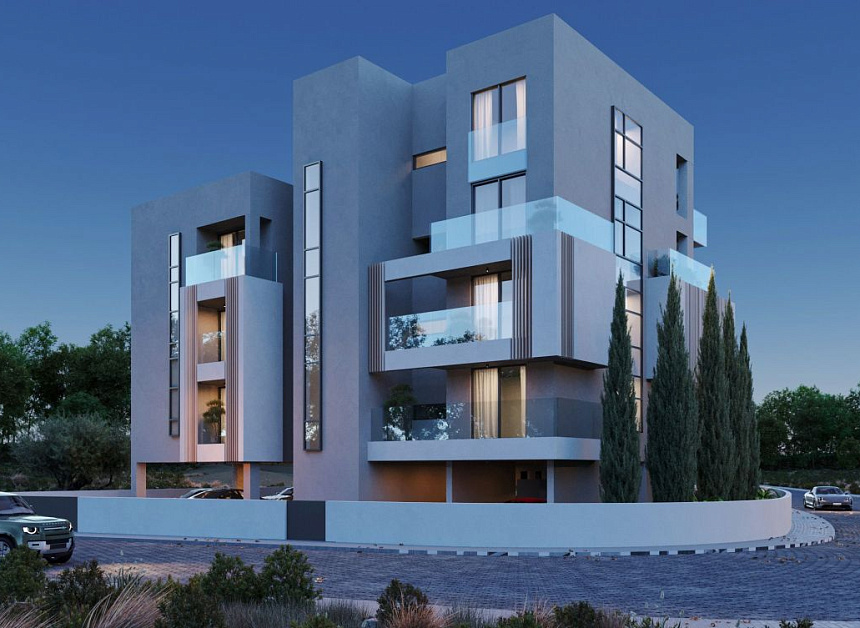 Апартаменты в Пафосе, Кипр, 50.53 м2