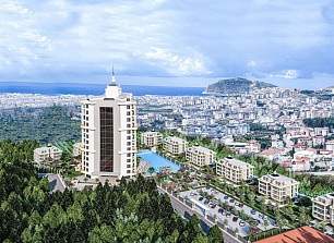 Квартира в Алании, Турция, 38 м2