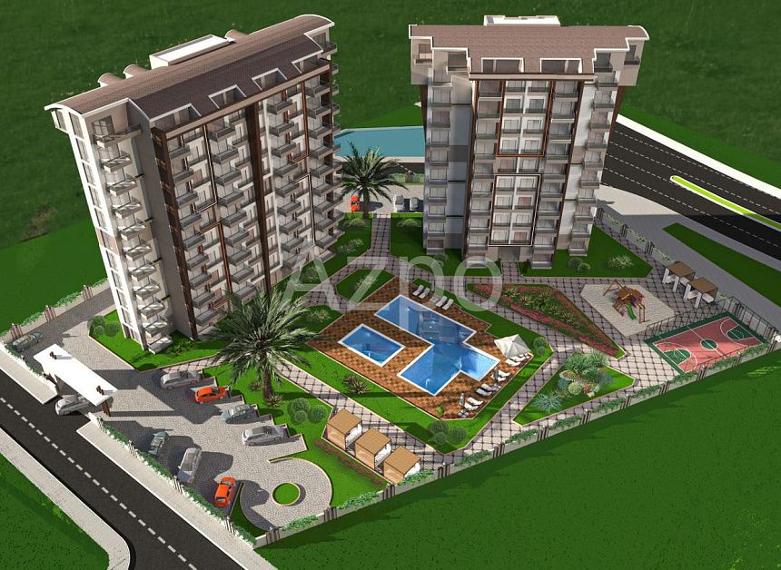 Апартаменты в Газипаше, Турция, 56 м2