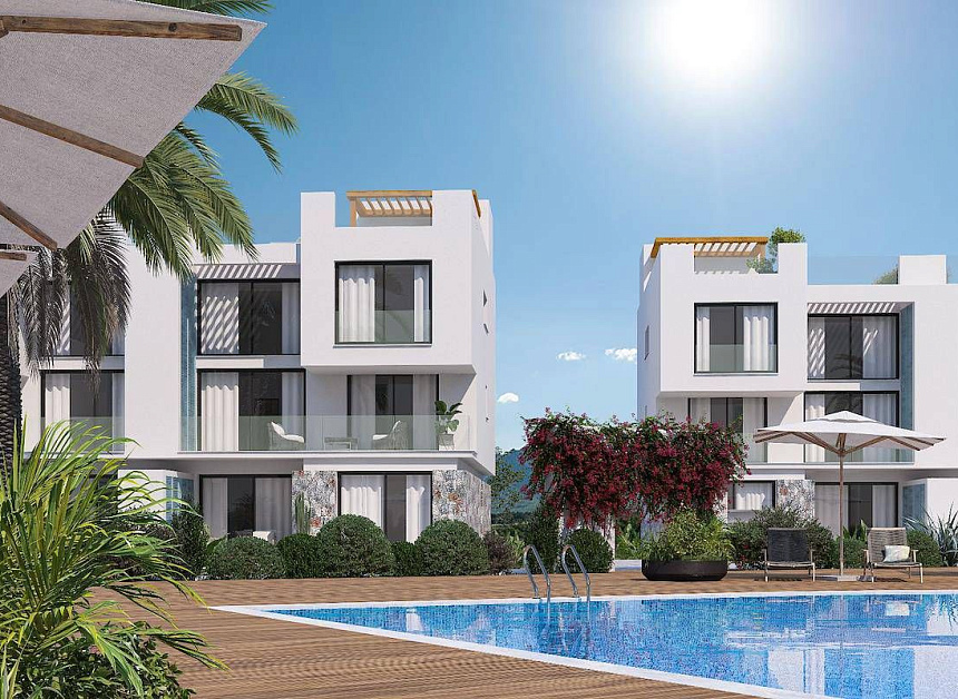 Апартаменты в Кирении, Кипр, 60 м2